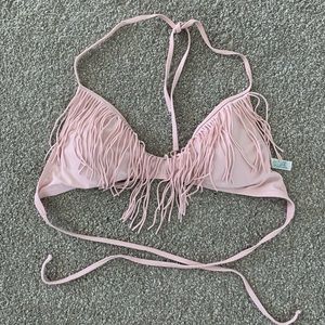 Fringe bikini top